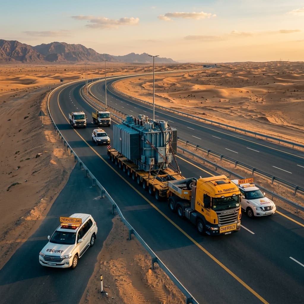 Oversized cargo transportation